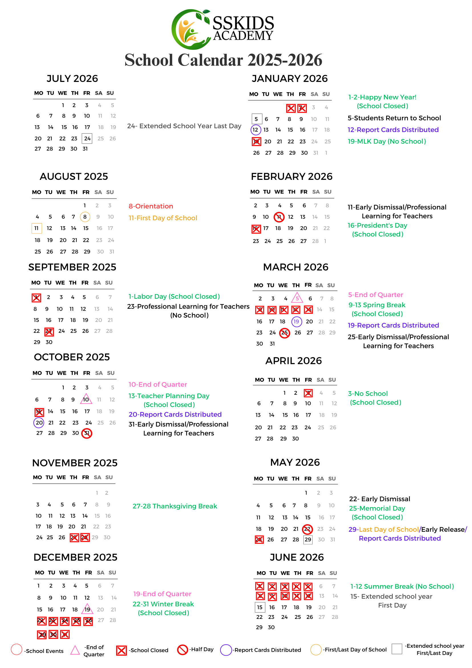 2025-2026 School Calendar-1